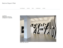 Tablet Screenshot of galerie-pfab.com